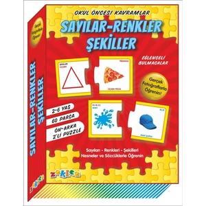 Sayılar-Renkler Şekiller Eğlenceli Bulmacalar