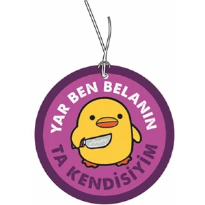 Jet Hızında Jethızında Yar Ben Belanın Ta Kendisiyim Özel Tasarım Oto Kokusu