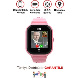 Watch 4s Görüntülü Akıllı Çoçuk Saati Pembe