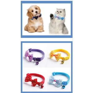 Papyonlu Kedi ve Küçük Irk Köpek Boyun Tasması Çıngıraklı