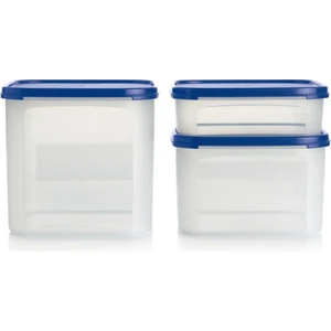 Oval Modüler Set 3'lü Kuru Gıda Saklama Kabı Hsgl
