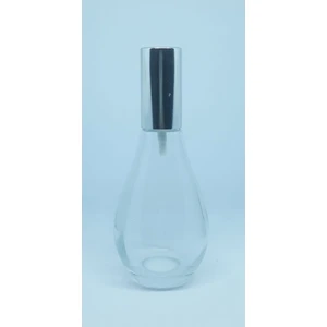 Boş Parfüm Şişesi 70 ml (4 Adet) (TEKRAR DOLDURULABİLİR) Boş Ampul Şişe Gri Kapak  Plastik Valf