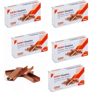 Zımba Teli Küçük No:10 1000 Li Bakır Sarı 5 Paket 6454