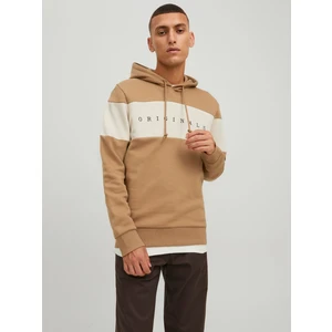 Jack & Jones Erkek Kapüşonlu Sweatshirt Jorcopenhagen Panel Sweat Hood 12216156