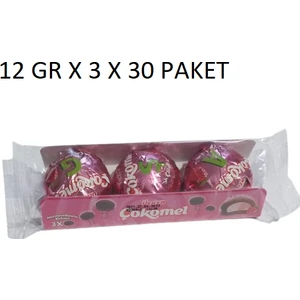 Çokomel Çilekli 12GR x 3 x 30 Adet