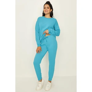 Select Moda Kadın Şardonlu Örme Basic Jogger Eşofman Altı