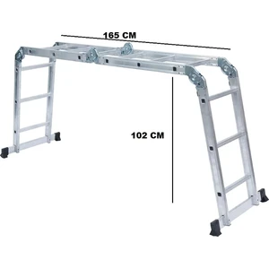 4x3 Kalın Profil(1.7 Mm) 3.70 Akrobat Merdiven