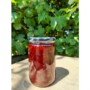 Yeşil Düzce Dağ Çileği Reçeli Katkısız Ev Yapımı 800 gr Mayıs Çileği-Hanifta Reçeli Yeni Mahsul