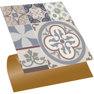 Kendinden Yapışkanlı Alaska Desenli Pvc Karo 30X30 cm (4 Adet) 0,36 M2