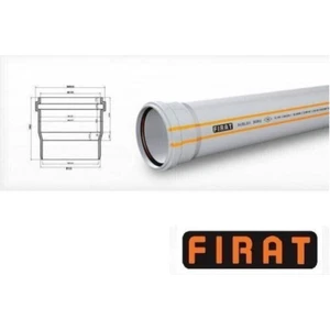 50/250 Pvc Dublex Boru