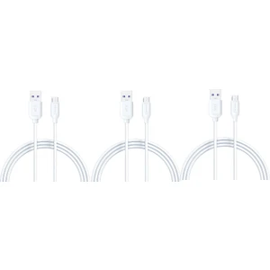 C107 Mikro 1m 3,0A 18W Quick Kablo | 3'lü Paket