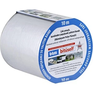 Bitüself Izolasyon ve Su Yalıtım Bandı 10 cm x 10 mt Alüminyum Bant