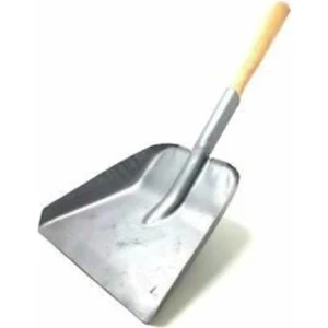 Metal Faraş Çöp Küreği Ağaç Saplı