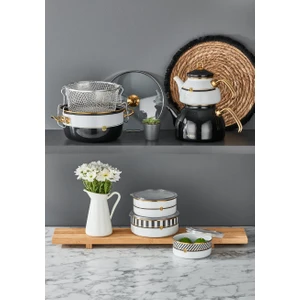 N3306 Emaye Kombinim Marble Plus