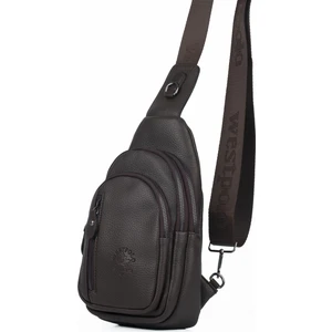 West Polo Westpolo Kahverengi Unisex Body Bag Çarpraz ve Gögüs Omuz Askılı Çanta 90999