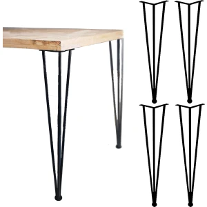 Metal Profil Boru Ayak Kütük Yemek Çalışma Masası Dresuar Ayağı 73 cm (4 Adet)
