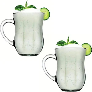 55383 Kulplu Ayran Bardak 350 cc 2 Adet