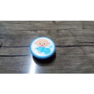 Çocuk Odası Mavi Bebek Dolap Mobilya Kulp,düğme,askı 1 Adet (Sert Plastik)