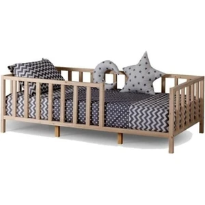 Zerka Concept Akasya Montessori Ahşap Karyola Yatak Çam Ağacı 90 x 190 cm