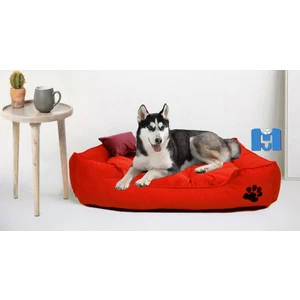 Mavi Vitrin Ultrasoft Mukavemetli  Battal Boy  Köpek Yatağı  Yıkanabilir Ürün / Kemik ve  Yastık Hediyeli