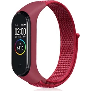 Xiaomi Mi Band 4 / 5 / 6 Hasır Kumaş Örgü Spor Kordon Kayış