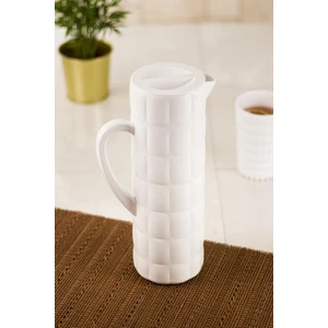 EW's Kitchenware Arkilik Allegra 1,5 Lt Beyaz Sürahi (Buzdolabı Kapak Rafına Sığar)