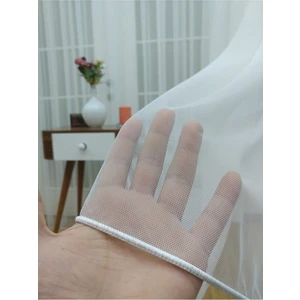 Grek Zemin Etekleri Kurşunlu 1-2,5 Normal Pileli Tül Perde 425 x 200 cm