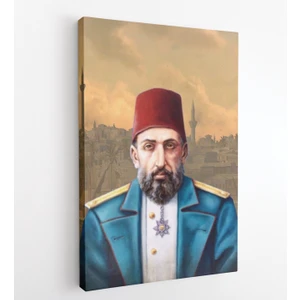 Sultan  Abdülhamit Han Kanvas Tablo