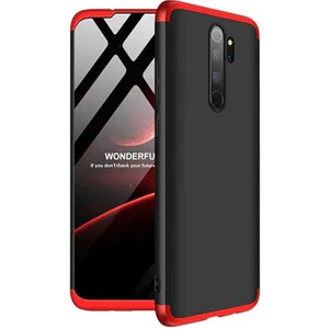 Xiaomi Redmi Note 8 Pro ile Uyumlu Kılıf 3 Parçalı Tam Koruma Dayanıklı Soft Ince Kılıf