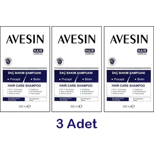 Avesin Hair Complex Saç Bakım Şampuanı ( 3 Kutu )