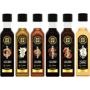 By Tüfekçi 6'lı Karma Deneme Paketi Yoğun Lezzet Yüksek Aromalı Yeni Formül (6X60ML)