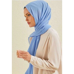 Kasva Deri Larissa Scarf Cazz Şal Bebe Mavisi