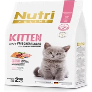 Nutri Feline Glutensiz Somonlu Düşük Tahıllı Yavru Kedi Maması 2kg