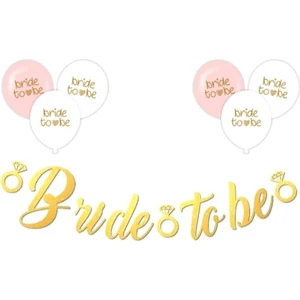 Çıtı Pıtı Store Bride To Be Gold Balonlu Set