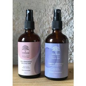 Nine&Mine Doğal Yaşam 2'li Hidrosol Paketi - %100 Saf ve Doğal Temizleyici Botoks EtkiliTonik Seti - Lavanta & Gül Mayasıllı Hidrosol