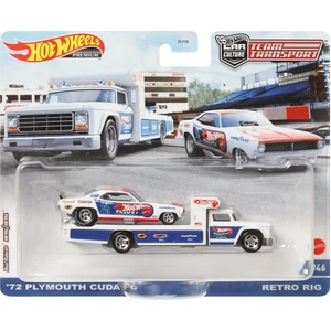 Hot Wheels Team Transport Premium 72 Plymouth Cuda Fc