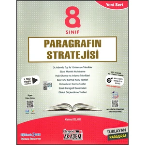 Üçgen Akademi 8. Sınıf Paragrafın Stratejisi (Ciltli)