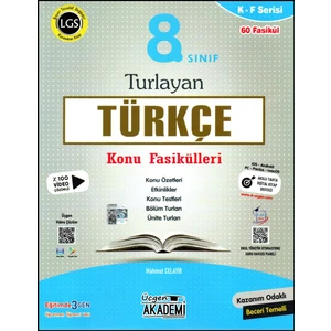Üçgen Akademi 8. Sınıf LGS Türkçe Konu Fasikülleri (Ciltli)
