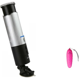 5 Farklı Hız Ayarı Olan Ileri Gidip Gelebilen Vantuzlu Şarjlı Otomatik Mastürbatör+Mini Vibratör