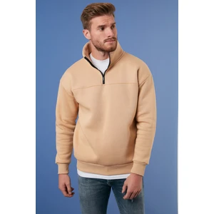 Regular Fit Pamuklu Içi Tüylü Yumuşak Şardonlu Kışlık Sweat Erkek Sweat 59053431