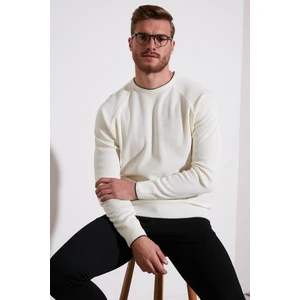 Regular Fit Bisiklet Yaka Yün Karışımlı Kışlık Kazak Erkek Kazak 6341006