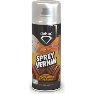 Dekor Sprey Parlak Vernik Tüm Yüzeyler Için 400 ml