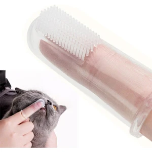 Kedi Ve Köpek Için Parmak Diş Fırçası, Saklama Kutulu