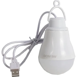 USB Kablolu 1 Metre  6-5 Volt Dat At Ampulü - Güneş Enerjili Solar Sistem Uyumlu Ampül