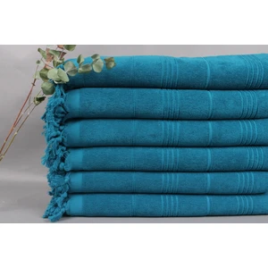 Kayra Export Petrol Mavisi Banyo Havlusu Organik Pamuk Havlu 90X180 Cm Pamuk Havlu Banyo Havlusu