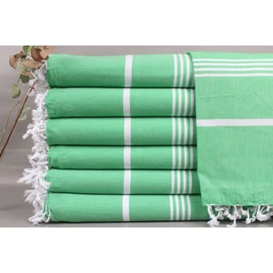 Kayra Export Yeşil Banyo Havlusu Peştemal 100X180 Cm Pamuk Havlu Kına Gecesi Havlusu Nedimeler Için Havlu