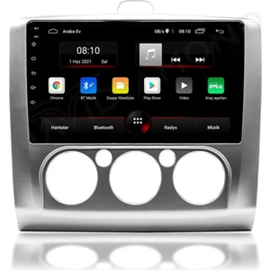 Ford Focus 2 Multimedya 9 Inc Hd IPS Ekran 2GB/32GB Android 12 Sürüm Park Kamerası Hediyeli