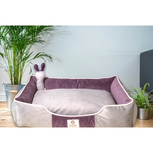 Premium Soft Seri Çift Renk Kontrast Iç Mekan Fermuarlı Yıkanabilir Kedi ve Köpek Yatağı (80*90CM) Xlarge