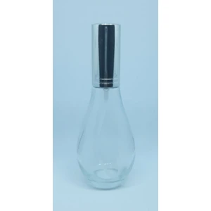 Boş Parfüm Şişesi 70 ml (2 Adet) (TEKRAR DOLDURULABİLİR) Boş Ampul Şişe Gri Metal Valf ve Kapak