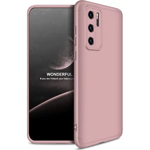 Huawei P40 Pro ile Uyumlu Kılıf 3 Parçalı Tam Koruma Dayanıklı Soft Ince Kılıf